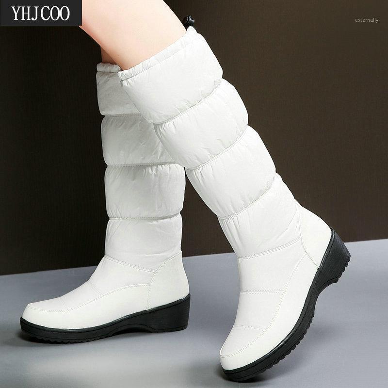 Fashion Elegant Winter Warm Down Boots Women Waterproof Snow Boots High Quality Mid Calf for Women Low Heels Plus Size 441, White
Fashion Elegant Winter Warm Down Boots Women Waterproof Snow Boots High Quality Mid Calf for Women Low Heels Plus Size 441, White