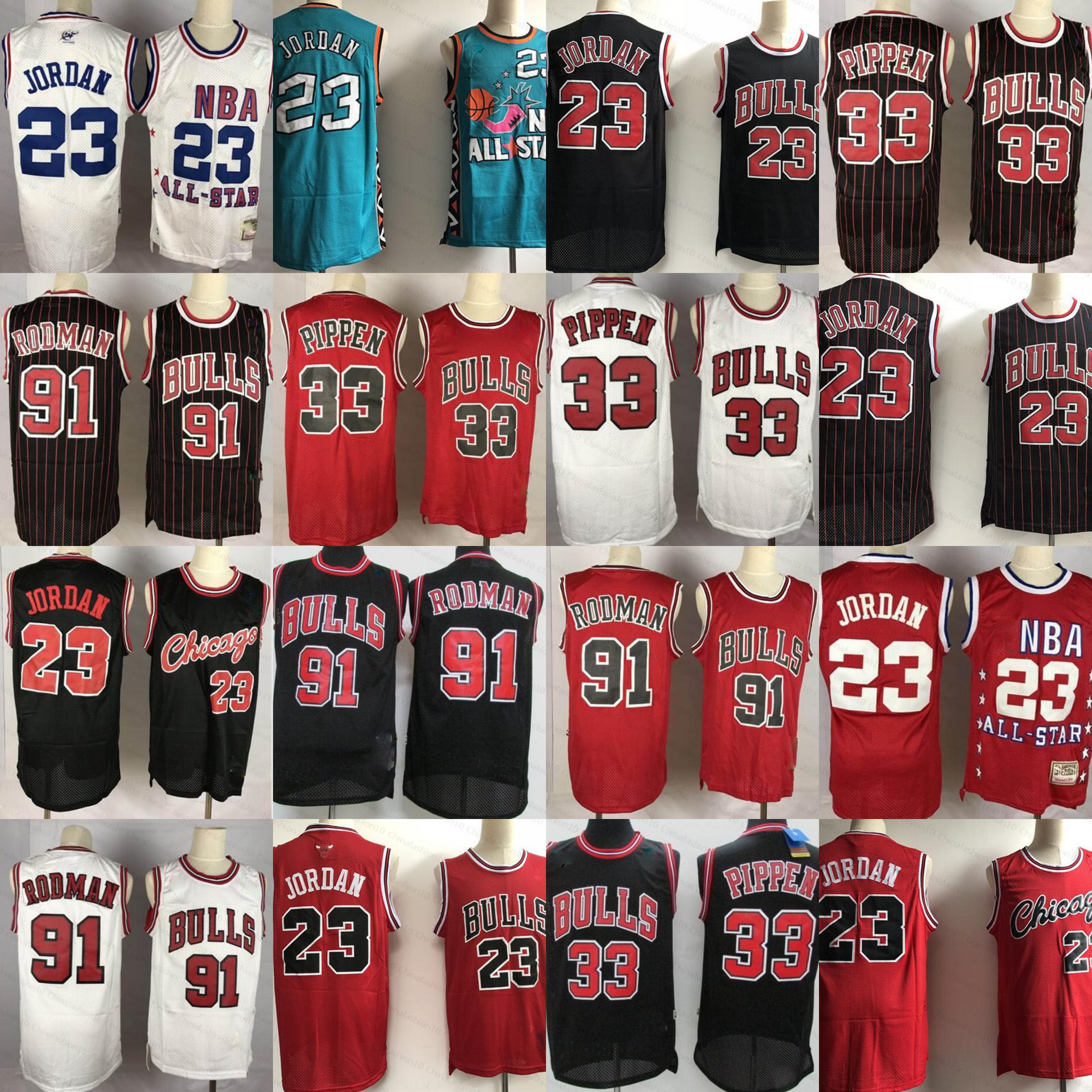 Chicago Bulls Men Michael Jor dan Scottie Pippen Dennis Rodman NBA North Carolina Basketball Jersey, Black
Chicago Bulls Men Michael Jor dan Scottie Pippen Dennis Rodman NBA North Carolina Basketball Jersey, Black