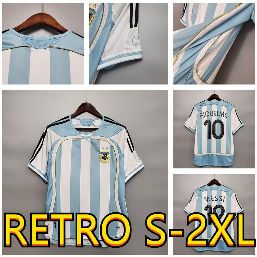 2006 world cup argentina Retro Soccer Jersey Home Shirt Messi 19 Carlos Tevez Roman Riquelme Cambiasso Crespo Gabriel Heinze Football shirt
2006 world cup argentina Retro Soccer Jersey Home Shirt Messi 19 Carlos Tevez Roman Riquelme Cambiasso Crespo Gabriel Heinze Football shirt