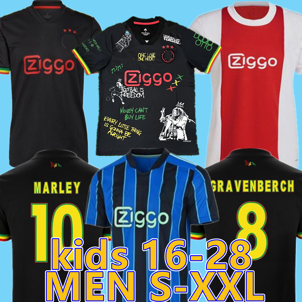 21/22 Bob Marley TADIC HALLER soccer jerseys fans player version KLAASSEN ÁLVAREZ camiseta fútbol NERES TAGLIAFICO ANTONY 2021 2022 men kids, Black;yellow
21/22 Bob Marley TADIC HALLER soccer jerseys fans player version KLAASSEN ÁLVAREZ camiseta fútbol NERES TAGLIAFICO ANTONY 2021 2022 men kids, Black;yellow