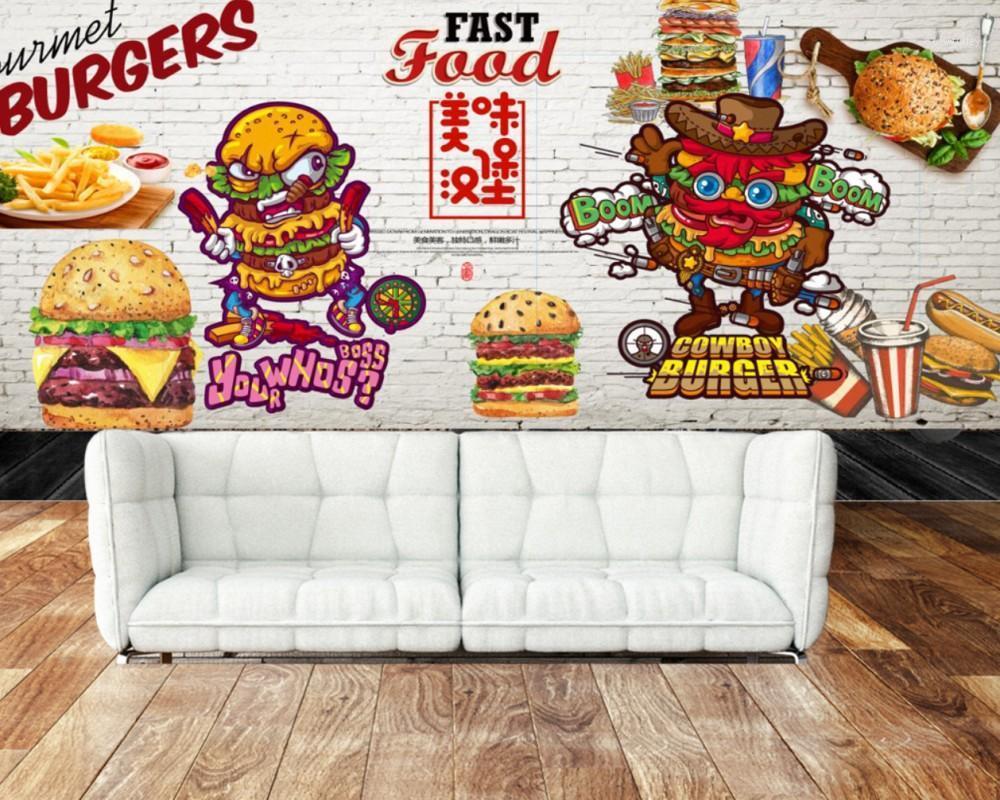 Free Shipping Custom 3D Restaurant Shop Photo Wallpaper Hamburger Dining Wall Fried Chicken Fast Restaurant Mural1, As pic
Free Shipping Custom 3D Restaurant Shop Photo Wallpaper Hamburger Dining Wall Fried Chicken Fast Restaurant Mural1, As pic