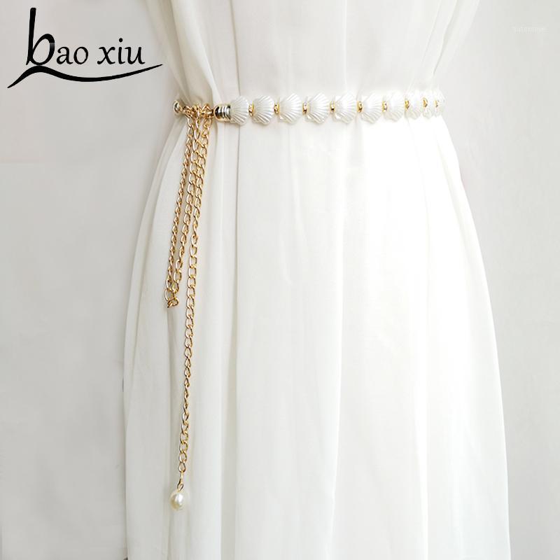 2020 New Fashion Luxury Bohemia metal belts Women's Shell Long Gold Chain tassel Corset belt Female Waistband Dress Belt Straps1
2020 New Fashion Luxury Bohemia metal belts Women's Shell Long Gold Chain tassel Corset belt Female Waistband Dress Belt Straps1