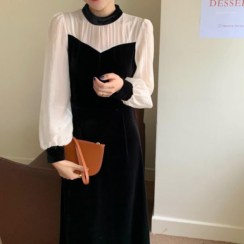 Alien Kitty 2020 New Retro Elegant Women Dresses Puff Sleeve Mash Patchwork Long Sleeve Autumn Ankle-Length Vestidos1, Black
Alien Kitty 2020 New Retro Elegant Women Dresses Puff Sleeve Mash Patchwork Long Sleeve Autumn Ankle-Length Vestidos1, Black