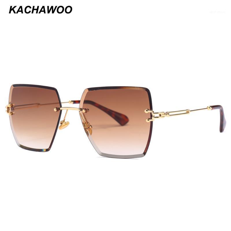 Kachawoo womens rimless sunglasses ladies metal gradient lens brown black square sun glasses female accessories summer 20201
Kachawoo womens rimless sunglasses ladies metal gradient lens brown black square sun glasses female accessories summer 20201