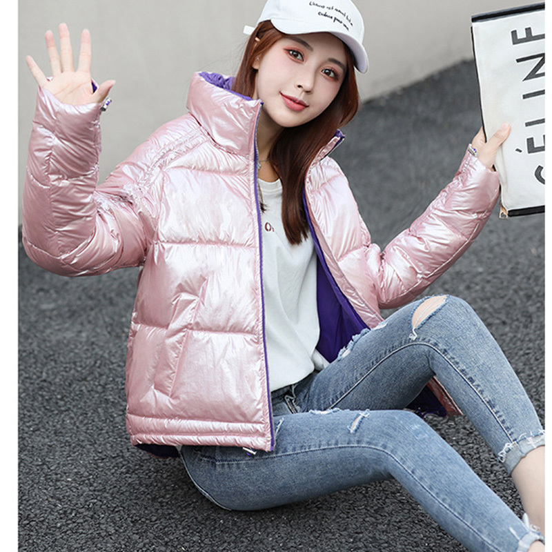 Silver Winter Bright Side Hot Women Parka Turtleneck Standing Women's Casual Jacket Outerwear New Fashion Wfe6, Pink.
Silver Winter Bright Side Hot Women Parka Turtleneck Standing Women's Casual Jacket Outerwear New Fashion Wfe6, Pink.
