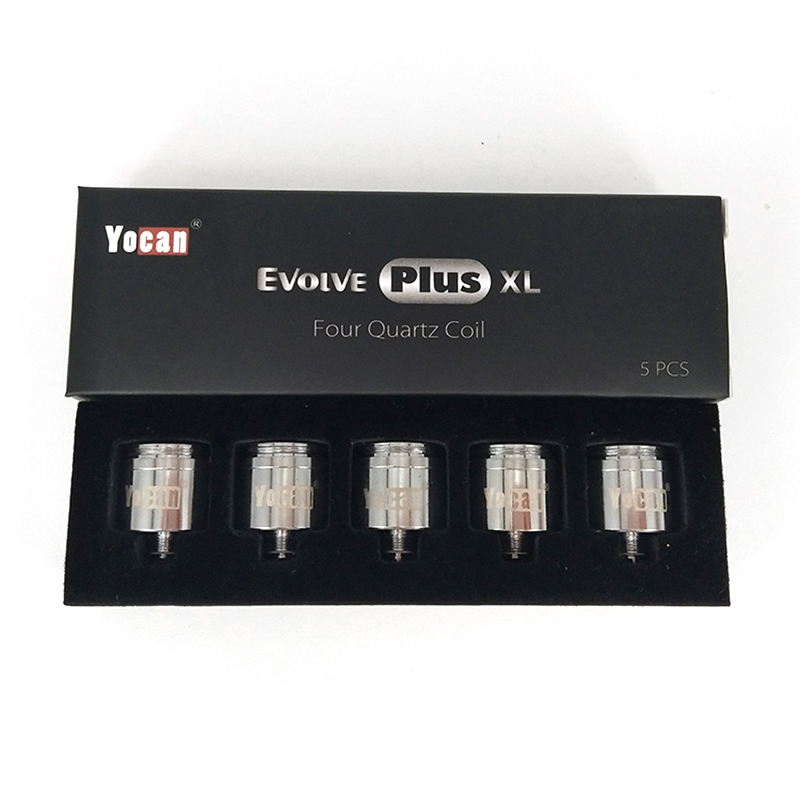Authentic Yocan Replacement Coils Evolve Plus XL Quartz Dual Coil Vape Evolve Plus XL QUAD Coils Head E Cigarettes
Authentic Yocan Replacement Coils Evolve Plus XL Quartz Dual Coil Vape Evolve Plus XL QUAD Coils Head E Cigarettes