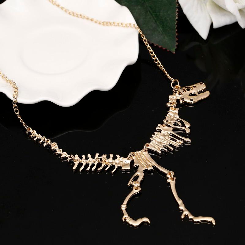 Punk Dinosaur Skeleton Tyrannosaurus Zinc Alloy Necklace & Pendant 3 Colors Choker Necklace For Women Jewelry Statement Collar
Punk Dinosaur Skeleton Tyrannosaurus Zinc Alloy Necklace & Pendant 3 Colors Choker Necklace For Women Jewelry Statement Collar