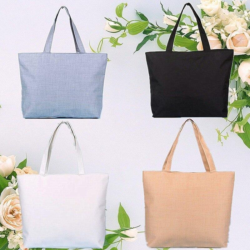 Solid Women Canvas Shopping Bag Case Eco Reusable Tote Handbag Girl Travel Foldable Grocery Handbag, Black
Solid Women Canvas Shopping Bag Case Eco Reusable Tote Handbag Girl Travel Foldable Grocery Handbag, Black