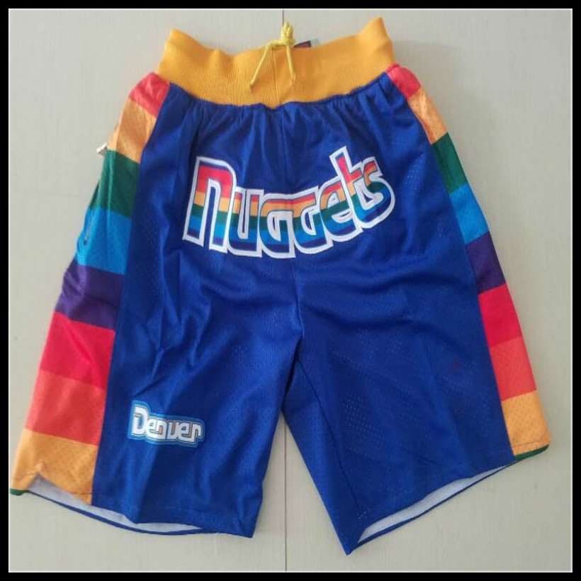 Denver Nuggets Men Just Don Hardwood Classics NBA Embroidered pocket Best mesh Basketball Shorts, Black
Denver Nuggets Men Just Don Hardwood Classics NBA Embroidered pocket Best mesh Basketball Shorts, Black