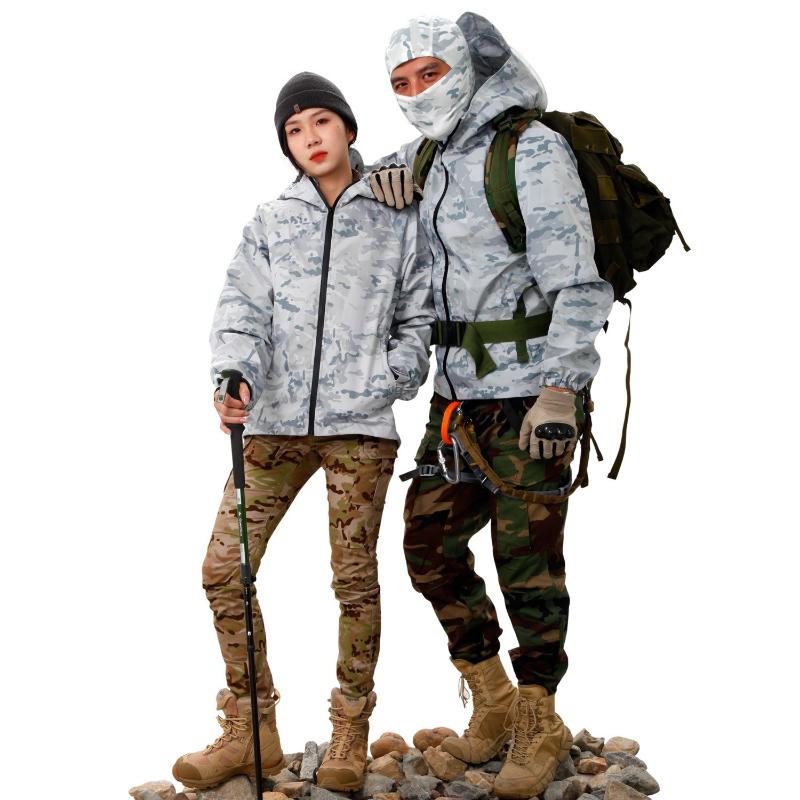 Lightweight Camo Tactical Jackets Men Women Spring Autumn Hooded Windbreaker Coat Outdoor Riding Hiking Jacket Clothes
Lightweight Camo Tactical Jackets Men Women Spring Autumn Hooded Windbreaker Coat Outdoor Riding Hiking Jacket Clothes
