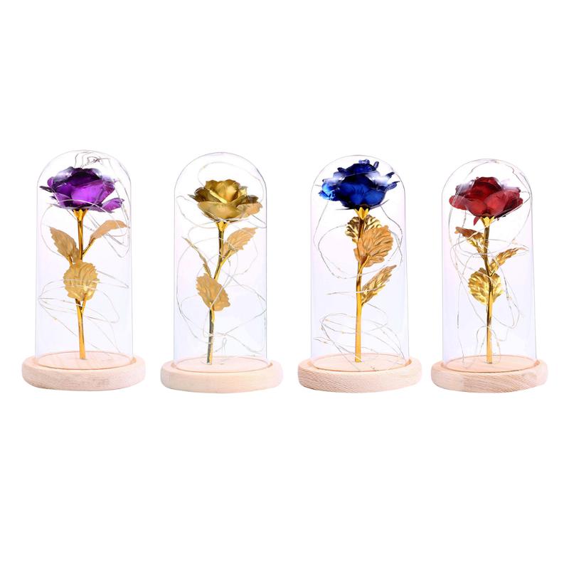 Exquisite Led Rose Flower Light Glass Dome on Wooden Base for Mothers Day, Blue
Exquisite Led Rose Flower Light Glass Dome on Wooden Base for Mothers Day, Blue