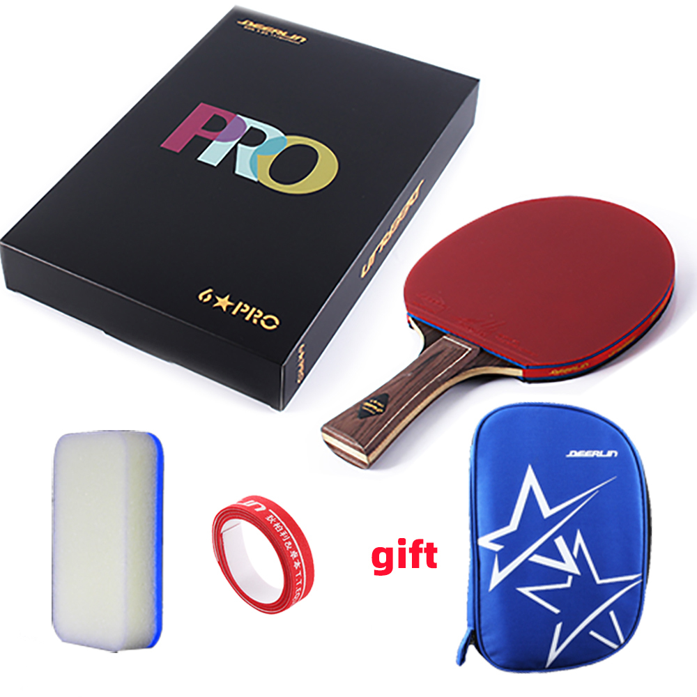 Original DEEPLIN 6 Stars PRO Carbon Structure Table Tennis Racket Ddouble Pimples-in Rubber Ping Pong Racket Tenis de Mesa Table 201019
Original DEEPLIN 6 Stars PRO Carbon Structure Table Tennis Racket Ddouble Pimples-in Rubber Ping Pong Racket Tenis de Mesa Table 201019