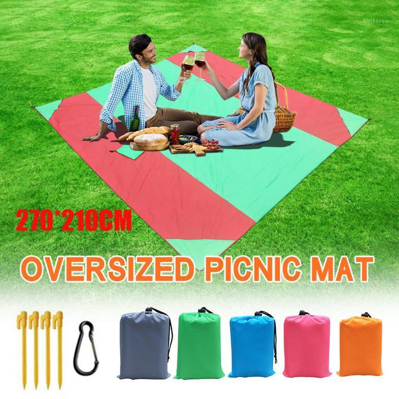 106x83 inch Outdoor Picnic Blanket Rug Sandless Mattress Pad Soft Nylon Beach Mat for Travel Hiking Camping1
106x83 inch Outdoor Picnic Blanket Rug Sandless Mattress Pad Soft Nylon Beach Mat for Travel Hiking Camping1