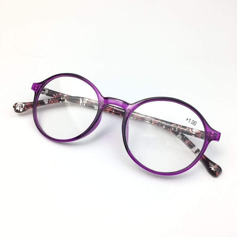 New 2020 Women's Reading glasses 6805 purple Round Large frame Hyperopia glasses Give grandma gift +125 +225..+4001
New 2020 Women's Reading glasses 6805 purple Round Large frame Hyperopia glasses Give grandma gift +125 +225..+4001