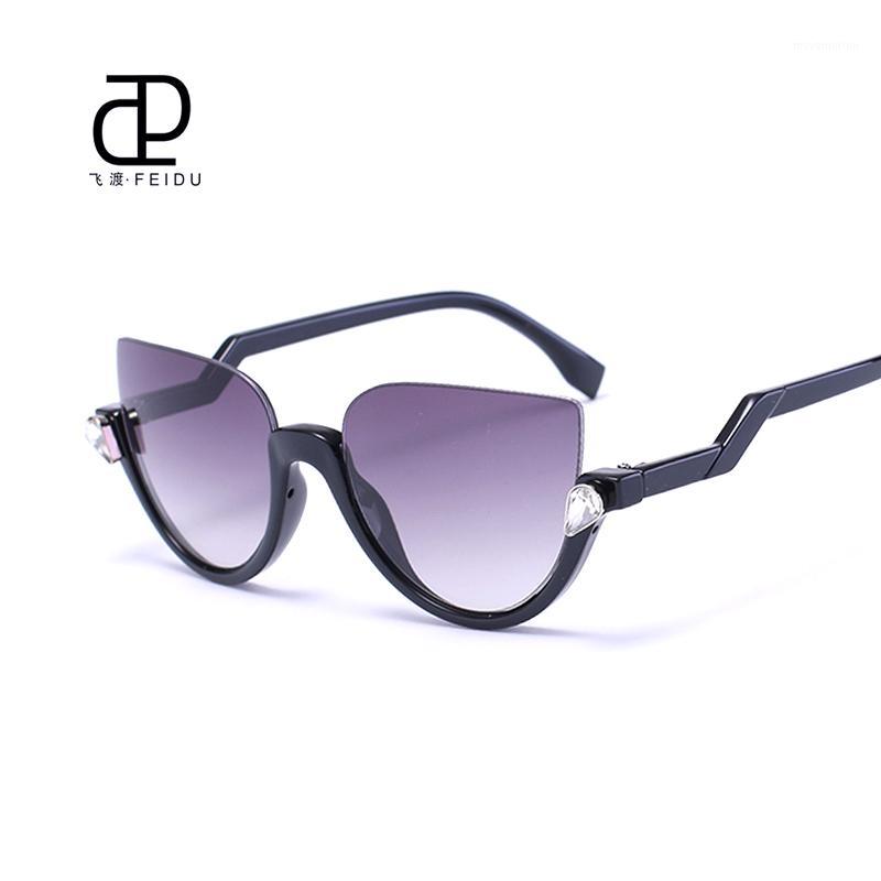 Wholesale-FEIDU 2016 Cat Eye Sunglasses Women Brand Half Frame Coating Mirror Sun glasses For Women Feminino1
Wholesale-FEIDU 2016 Cat Eye Sunglasses Women Brand Half Frame Coating Mirror Sun glasses For Women Feminino1