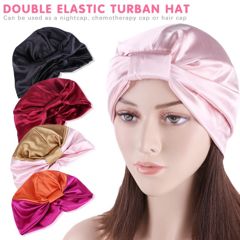 6 Colors Women's Satin Sleeping Hat Salon Night Sleep Cap Hair Care Bonnet Nightcap For Women Bathing Head Cover Wrap Hat 2020
6 Colors Women's Satin Sleeping Hat Salon Night Sleep Cap Hair Care Bonnet Nightcap For Women Bathing Head Cover Wrap Hat 2020