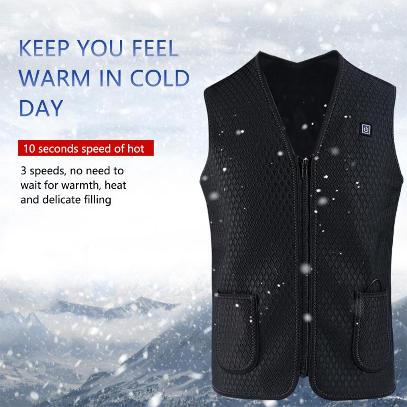 Heating Vest Heated Vest Smart USB Charging 3 Speed Adjustable Temperature Electric Warmer Thermal Waistcoat Winter Clothes
Heating Vest Heated Vest Smart USB Charging 3 Speed Adjustable Temperature Electric Warmer Thermal Waistcoat Winter Clothes