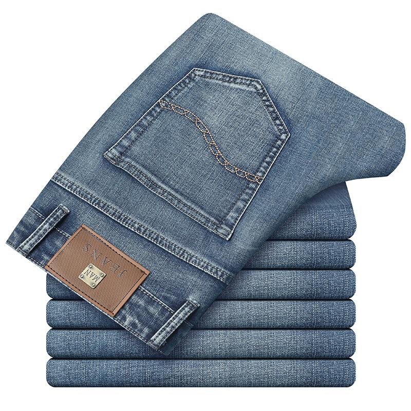 2020 New Business Fashion Stretch Denim Classic Style Men's Regular Fit Stragith Jeans Jean Trousers Male Pants Blue And Black, Blue black 2907
2020 New Business Fashion Stretch Denim Classic Style Men's Regular Fit Stragith Jeans Jean Trousers Male Pants Blue And Black, Blue black 2907