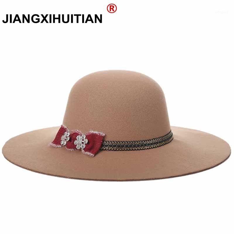 Stingy Brim Hats 2021 Winter For Women Soft Vintage Wide Wool Felt Bowler Fedora Hat Floppy Cloche Women's Pearls Large Cap1
Stingy Brim Hats 2021 Winter For Women Soft Vintage Wide Wool Felt Bowler Fedora Hat Floppy Cloche Women's Pearls Large Cap1