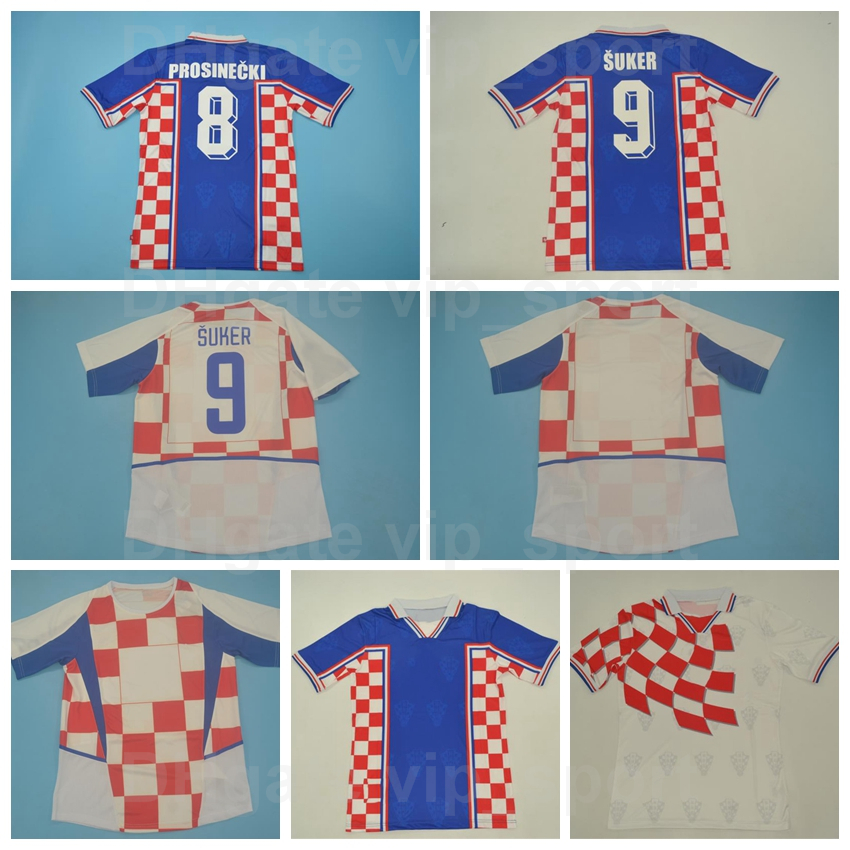 1998 2002 National Team Vintage Soccer MANDZUKIC Retro Jerseys Classic REBIC RAKITIC SOLDO TUDOR MATOBAJIC DAVOR SUKER PROSINECKI Football Shirt Kits KeLuoDiYa
1998 2002 National Team Vintage Soccer MANDZUKIC Retro Jerseys Classic REBIC RAKITIC SOLDO TUDOR MATOBAJIC DAVOR SUKER PROSINECKI Football Shirt Kits KeLuoDiYa