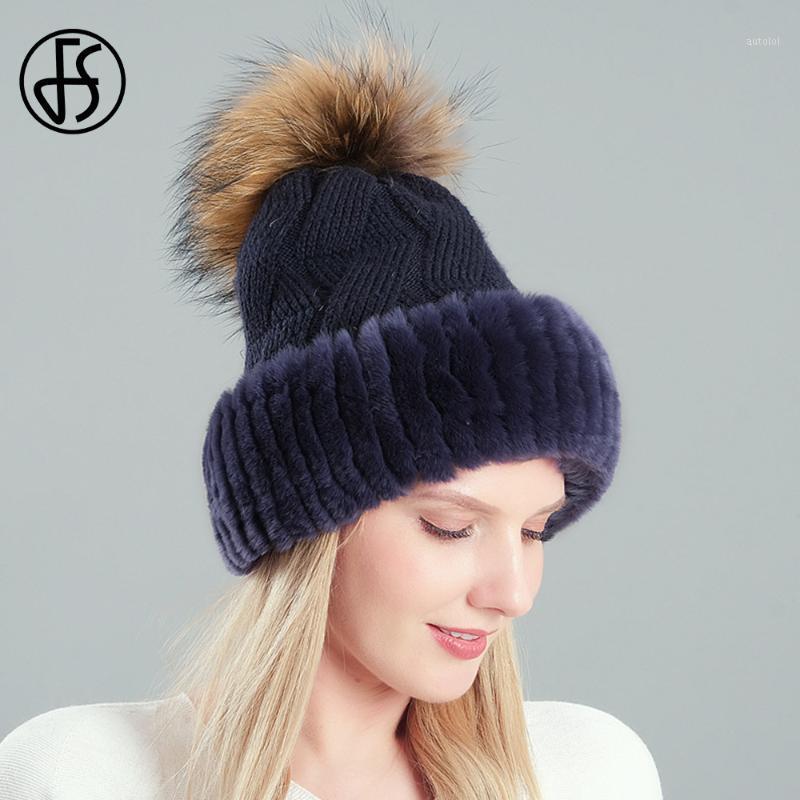 FS Winter Hat For Women Beanie Hat Fur Wool Warm Velvet Elastic Skullies Beanies With Natural Raccoon Pompom Bonnets1, Black 2
FS Winter Hat For Women Beanie Hat Fur Wool Warm Velvet Elastic Skullies Beanies With Natural Raccoon Pompom Bonnets1, Black 2