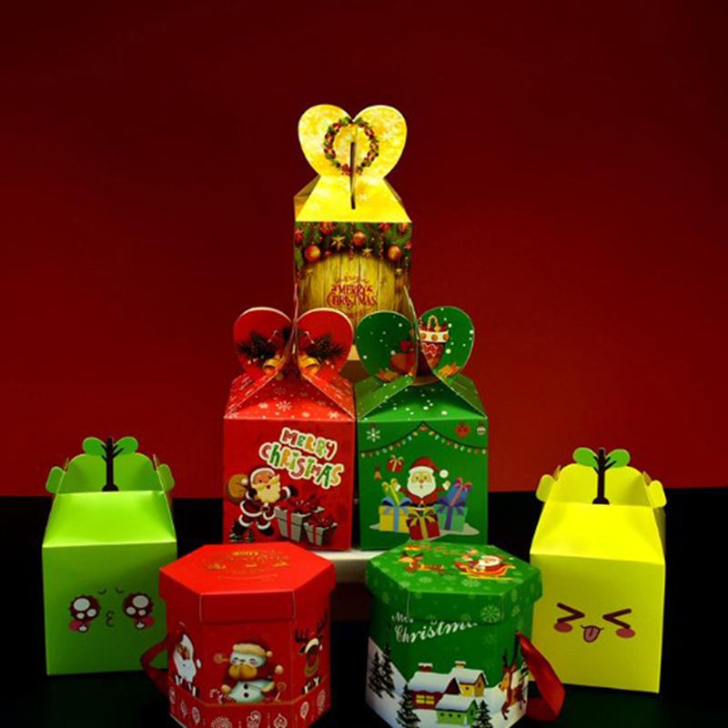 5pcs Christmas Gift Cookie Bags Christmas Party Decoration New Candy Box Eve Packaging Paper Box
5pcs Christmas Gift Cookie Bags Christmas Party Decoration New Candy Box Eve Packaging Paper Box