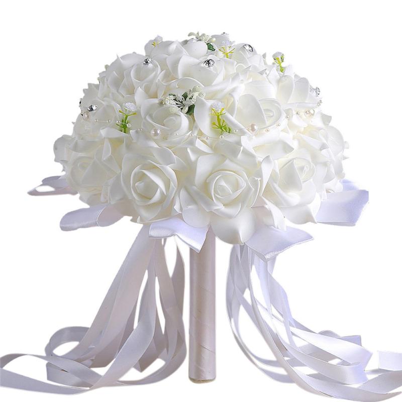 2021 best desgin Crystal Roses Pearl Bridesmaid Wedding Bouquet Bridal Artificial Silk Flowers wholesale A2000, Red
2021 best desgin Crystal Roses Pearl Bridesmaid Wedding Bouquet Bridal Artificial Silk Flowers wholesale A2000, Red