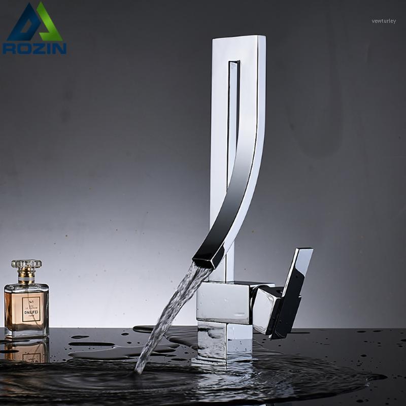 Bright Chrome Basin Faucet Bathroom Brass Deck Mounted Waterfall Mixer Taps Single Handle Hot Cold Water Mixer Tap1
Bright Chrome Basin Faucet Bathroom Brass Deck Mounted Waterfall Mixer Taps Single Handle Hot Cold Water Mixer Tap1