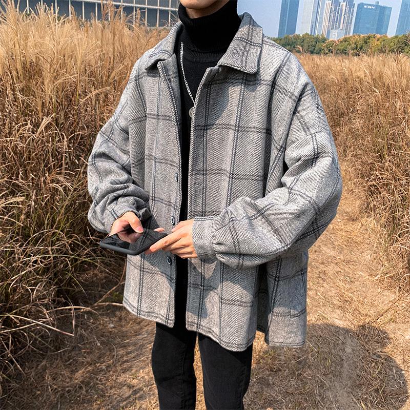Men's Jackets Autumn Woolen Jacket Fashion Retro Casual Tartan Coat Man Streetwear Wild Loose Male Men Outwear M-2XL, Black;brown
Men's Jackets Autumn Woolen Jacket Fashion Retro Casual Tartan Coat Man Streetwear Wild Loose Male Men Outwear M-2XL, Black;brown