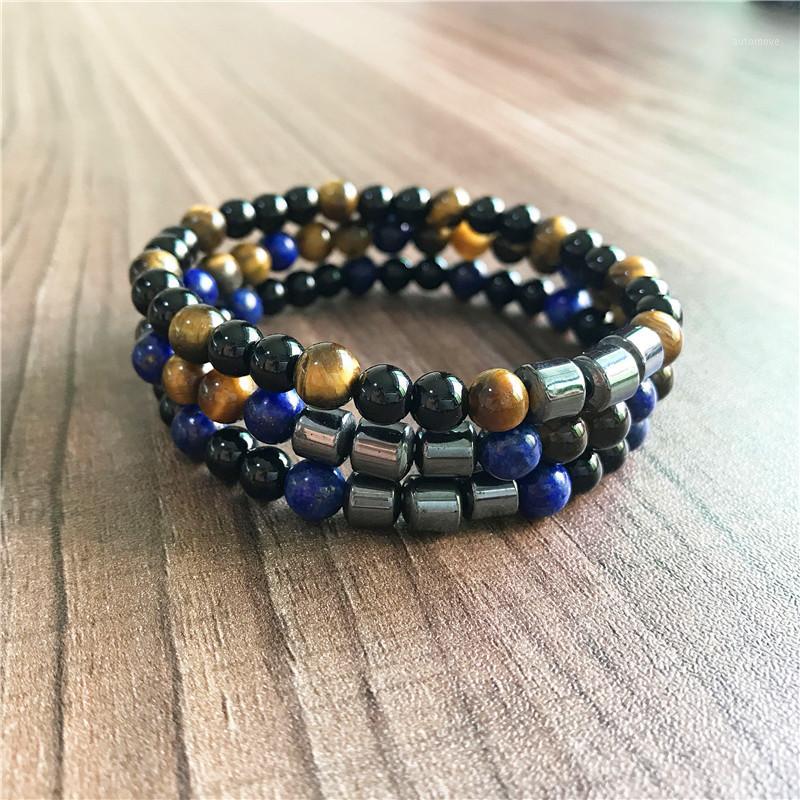 3 Pc Sets Men's Bracelet Natural Lapis Lazuli & Tiger Eye & Black Onyx Bracelet Men's Boy's Gift Wrist Mala Jewelry1
3 Pc Sets Men's Bracelet Natural Lapis Lazuli & Tiger Eye & Black Onyx Bracelet Men's Boy's Gift Wrist Mala Jewelry1