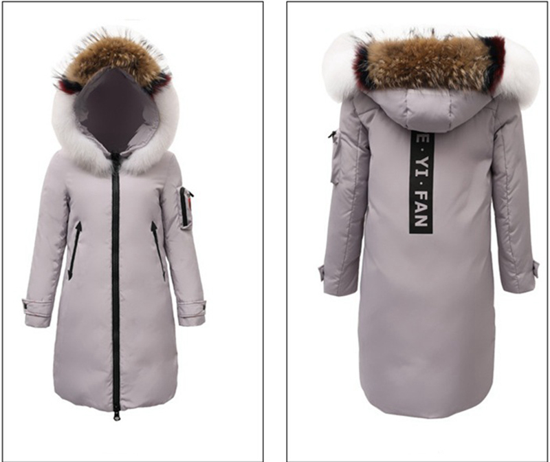 (TopFurMall)European Winter Women Parkas Down Coats Raccoon Fur Hoody Lady Long Outwear Overcoat LF9150 T200828