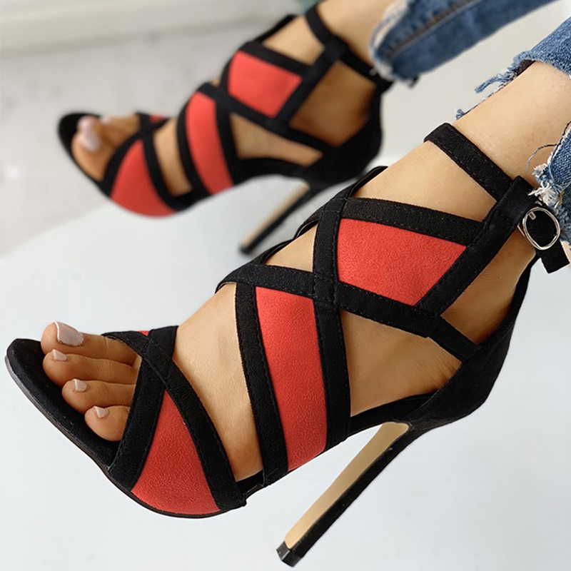2021 New Women Sexy Summer Ladies Mix Color Hollow Thin Buckle Strap Sandals High Heels Wedding Party Pumps Shoes Bxlm, Beige
2021 New Women Sexy Summer Ladies Mix Color Hollow Thin Buckle Strap Sandals High Heels Wedding Party Pumps Shoes Bxlm, Beige