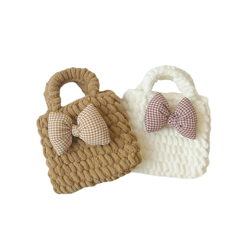 Evening Bags 2022 Cute Girls Plush Handbag For Winter Autumn Crochet Soft Fashion Wild Tote Bag With Plaid Bow Knot Decor
Evening Bags 2022 Cute Girls Plush Handbag For Winter Autumn Crochet Soft Fashion Wild Tote Bag With Plaid Bow Knot Decor