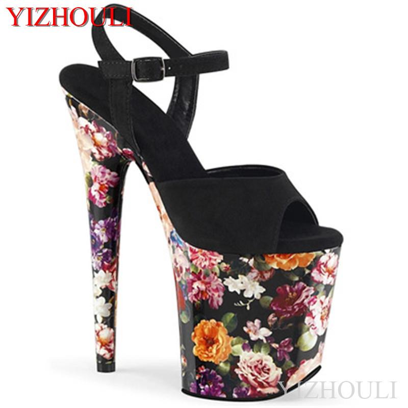 20cm sexy embroidered flower waterproof platform pole dancing high heels fashion high sandals model runway shoes
20cm sexy embroidered flower waterproof platform pole dancing high heels fashion high sandals model runway shoes