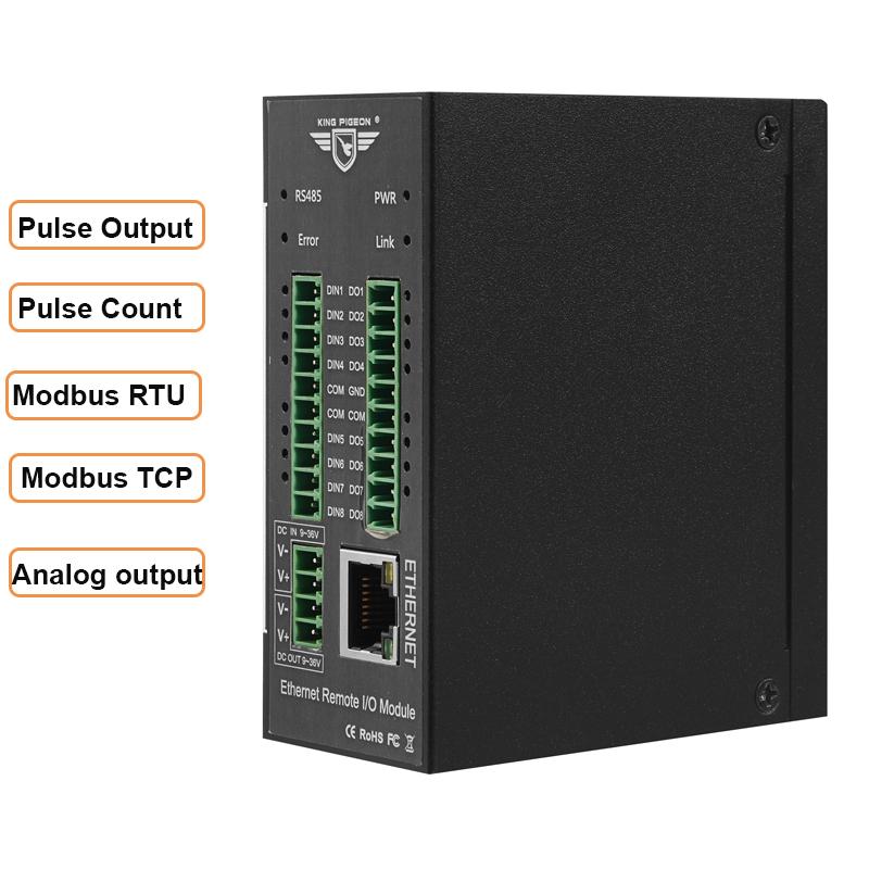 Modbus TCP Ethernet Remote IO Module for Fieldbus Automation Built-in Watchdog Supports register mapping M120T
Modbus TCP Ethernet Remote IO Module for Fieldbus Automation Built-in Watchdog Supports register mapping M120T