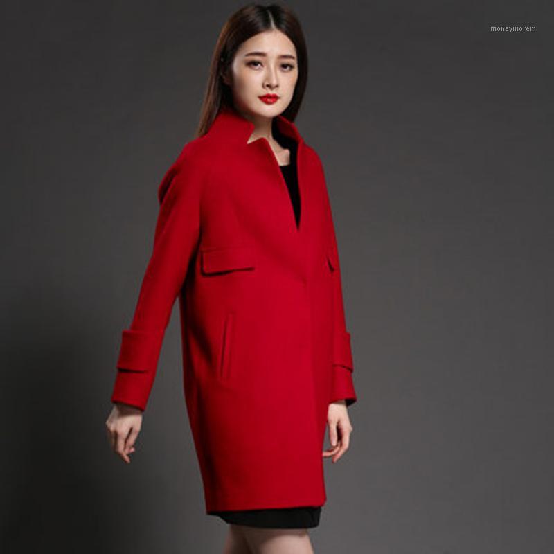 New Winter 2020 Autumn Women Mandarin Collar Loose Covered Button Wool Coat Female Drop-Shoulder Slim Fashion Tweed Coat ZX5311, Blue
New Winter 2020 Autumn Women Mandarin Collar Loose Covered Button Wool Coat Female Drop-Shoulder Slim Fashion Tweed Coat ZX5311, Blue