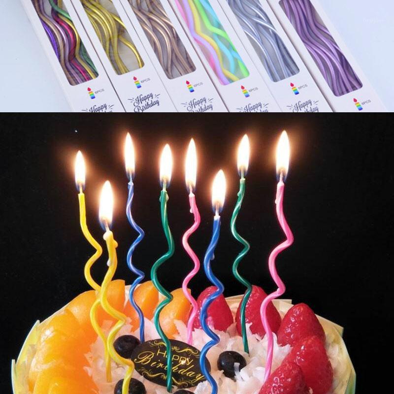 new 6 pcs/set colorful curved cake candle, safe candles for kids birthday party wedding cake, home decor candles, Favor supplies1 
new 6 pcs/set colorful curved cake candle, safe candles for kids birthday party wedding cake, home decor candles, Favor supplies1