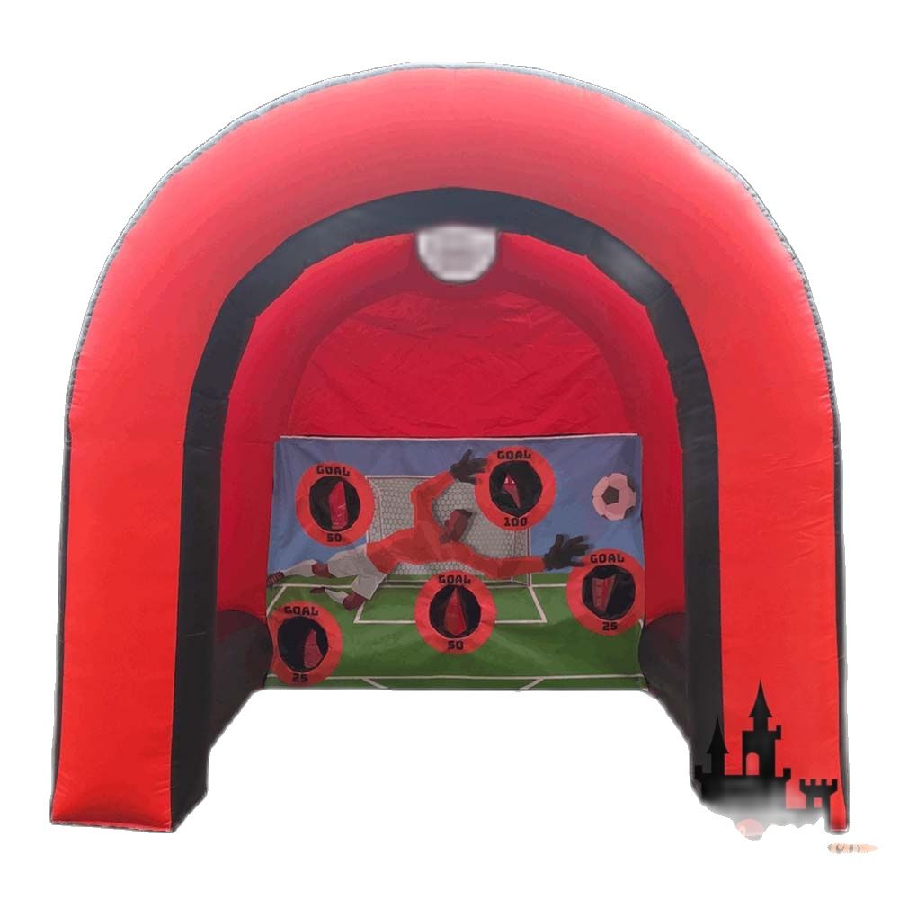 10x8ft Outdoor Carnival Sport Inflatable Football Shootout Game Soccer Goal Toss Penalty Kick For Kids And Adults