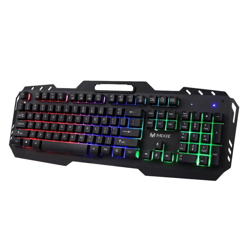 MIXIE X800 Wired Gaming Keyboard Mechanical Backlit Keyboards USB 104 Keycaps Keyboard Waterproof Computer Game Keyboards
MIXIE X800 Wired Gaming Keyboard Mechanical Backlit Keyboards USB 104 Keycaps Keyboard Waterproof Computer Game Keyboards