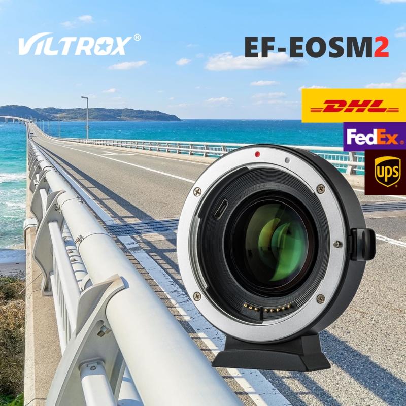 Viltrox EF-EOS M2 AF Auto-focus EXIF 0.71X Reduce Speed Lens Adapter Turbo for EF lens to EOS M5 M6 M50 Camera
Viltrox EF-EOS M2 AF Auto-focus EXIF 0.71X Reduce Speed Lens Adapter Turbo for EF lens to EOS M5 M6 M50 Camera