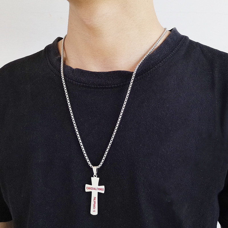Baseball Cross Necklace Men Pendant Pendant Hip Hop jewelry Rap Style Pendant Party Favor 3 Colors