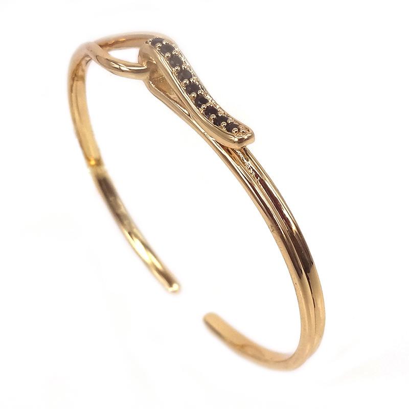 New Brand Men Anil Arjanda Bangles,Micro Pave black cz & Gold Color Open Bangles Bracelets For Men Women Jewelry
New Brand Men Anil Arjanda Bangles,Micro Pave black cz & Gold Color Open Bangles Bracelets For Men Women Jewelry