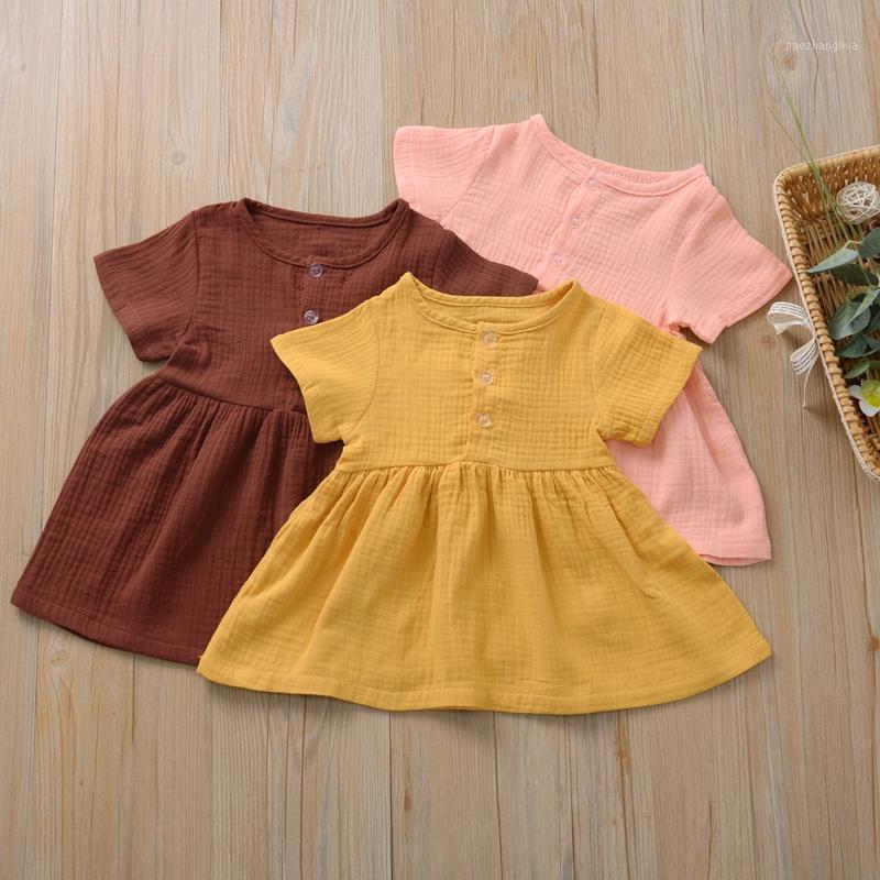 Summer Baby Girls Dress Toddler Solid Casual Princess Kids Dresses for Girl Short Sleeve Loose Children Clothes robe fille1, Pink
Summer Baby Girls Dress Toddler Solid Casual Princess Kids Dresses for Girl Short Sleeve Loose Children Clothes robe fille1, Pink