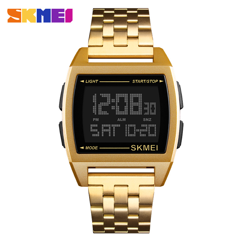 Fashion Mens Digital Watch Waterproof Bracelet Chronograph Stopwatch Sport Watch Men Brand SKMEI Mens Wristwatch Alarm Clock