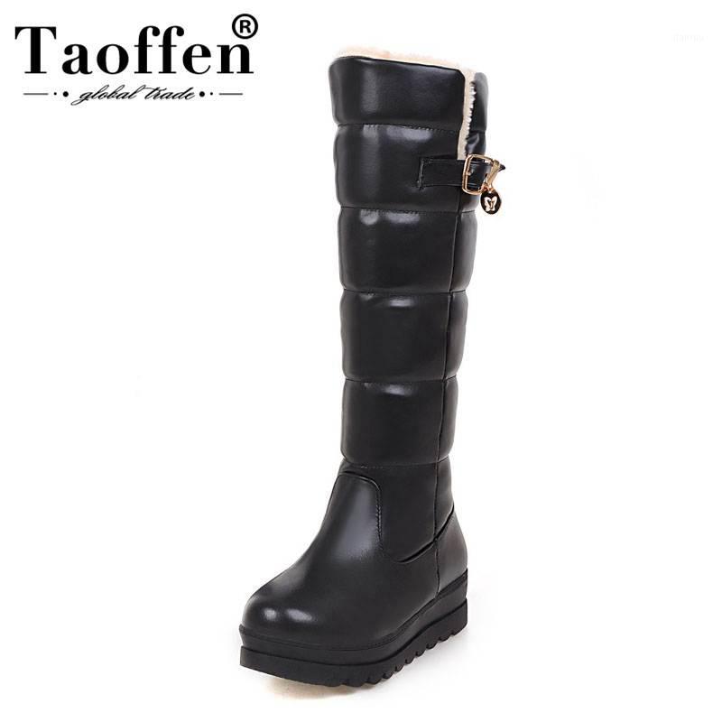 Taoffen Plush Knee High Boots Women Winter Keep Warm Cotton Shoes Women Thick Bottom Casual Thicken Fur Snow Boots Size 34-431, Red
Taoffen Plush Knee High Boots Women Winter Keep Warm Cotton Shoes Women Thick Bottom Casual Thicken Fur Snow Boots Size 34-431, Red