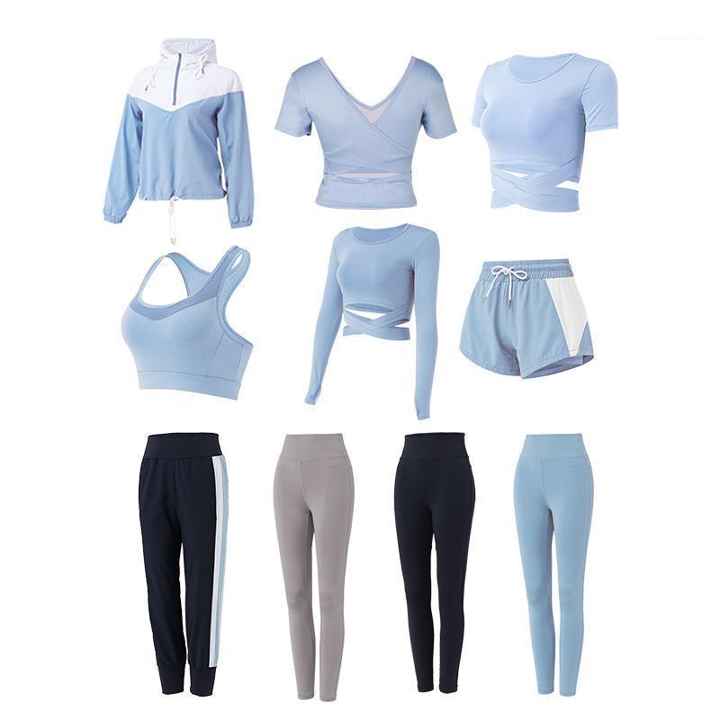 2021 Women yoga 7 piece set hooded coats+sexy bra+t shirt+shorts+pants fitness gym sportswear clothing outdoor running suit sets1, Black-2-3
2021 Women yoga 7 piece set hooded coats+sexy bra+t shirt+shorts+pants fitness gym sportswear clothing outdoor running suit sets1, Black-2-3