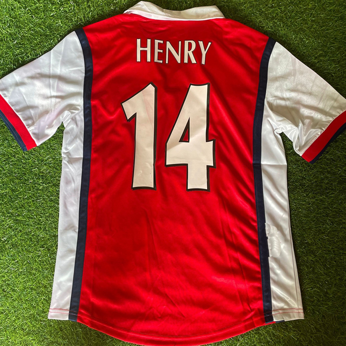 TOP 1997/98/2000 retro Soccer Jerseys maillot HENRY 14 BERGKAMP 10 WHIGHT 8 football shirts away Futbol Shirt 86/88 home camisa thailand jersey Camiseta size s- 88/90, 1997 home shirt
TOP 1997/98/2000 retro Soccer Jerseys maillot HENRY 14 BERGKAMP 10 WHIGHT 8 football shirts away Futbol Shirt 86/88 home camisa thailand jersey Camiseta size s- 88/90, 1997 home shirt
