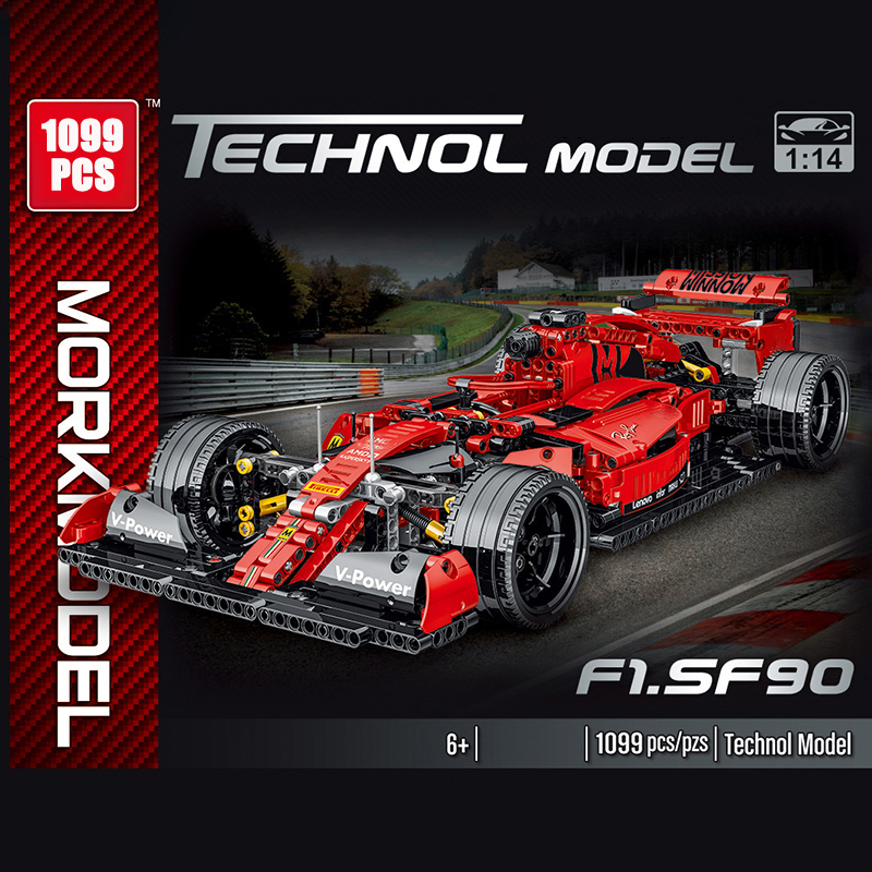 

Technic Series 1100pcs Simulation F1 Racing Car Model Building Blocks Creator City Race Cars Bricks Toys For Boy Kids Xmas Gifts X0102