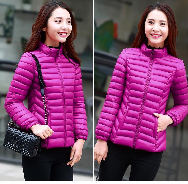 Fashion Casual Cotton wadded jacket Winter jacket women Stand collar Short Cotton Coat Womens Thick warm Parkas High quality 201019