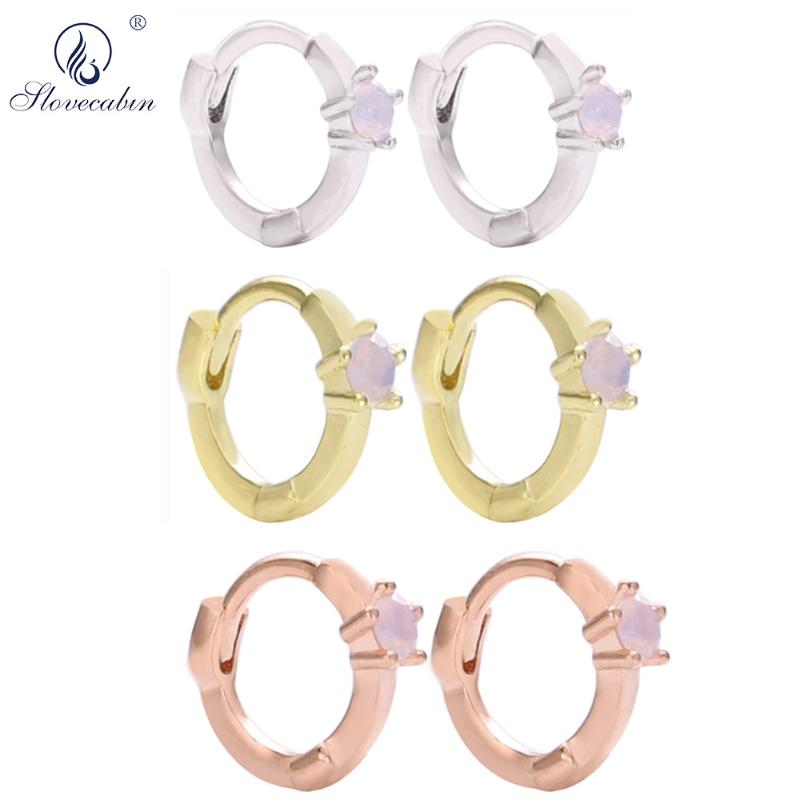 Slovecabin 925 Sterling Silver Opls Mini Huggies Hoops Earring Loops Circle CZ Ear Three Color Gold Women Statement Jewelry
Slovecabin 925 Sterling Silver Opls Mini Huggies Hoops Earring Loops Circle CZ Ear Three Color Gold Women Statement Jewelry